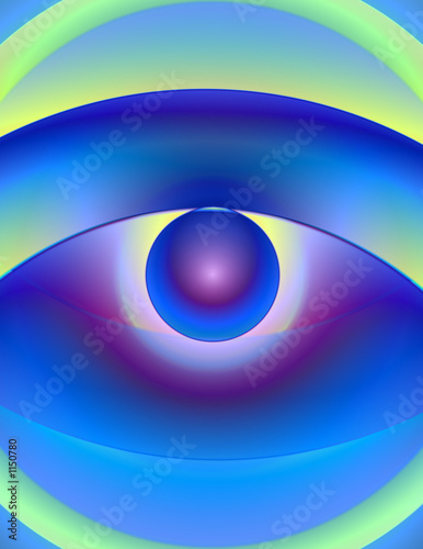 фотографія abstract illustration - allegoric blurry eye 1