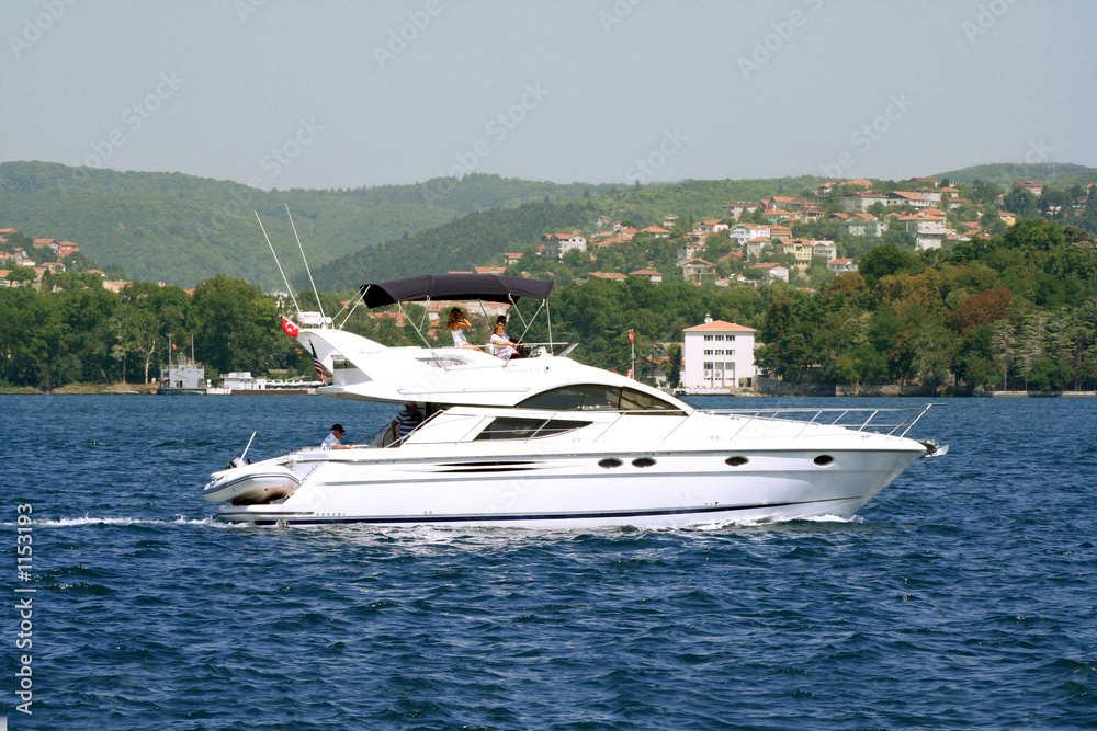 Obraz premium speed boat