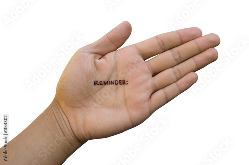 note on hand