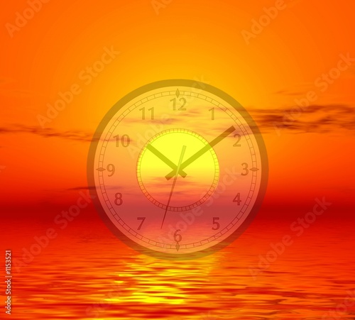 time of a sunset