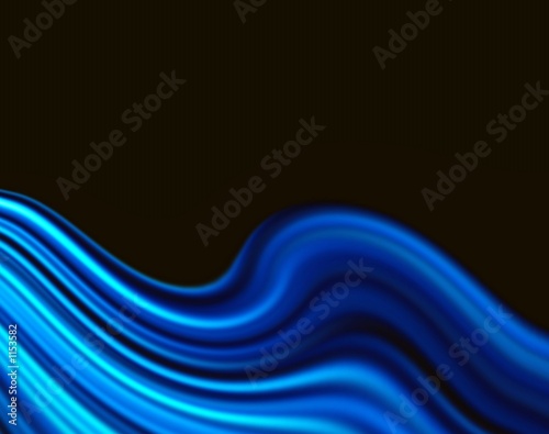 blue smoky waves