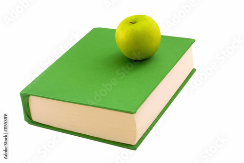 apple on book