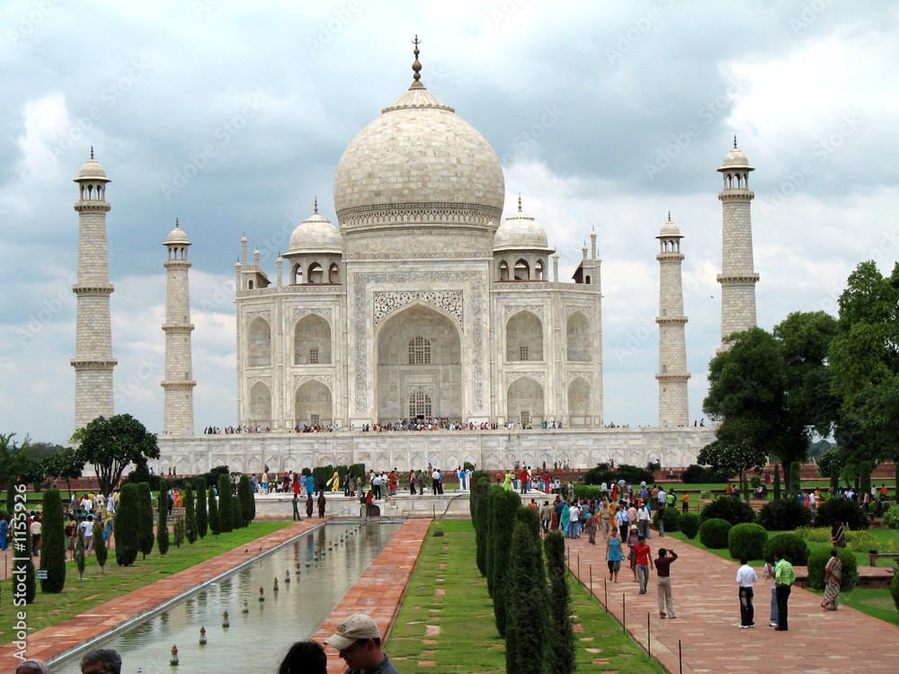 palais taj mahal marbre blanc Stock Photo | Adobe Stock
