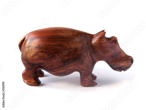 wood hippo