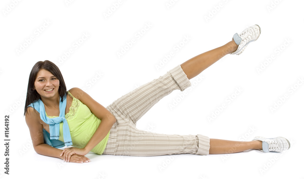 sport dressed woman does exercise sport dressed woman does exercise