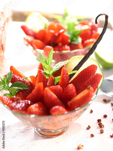 salade de fraises photo