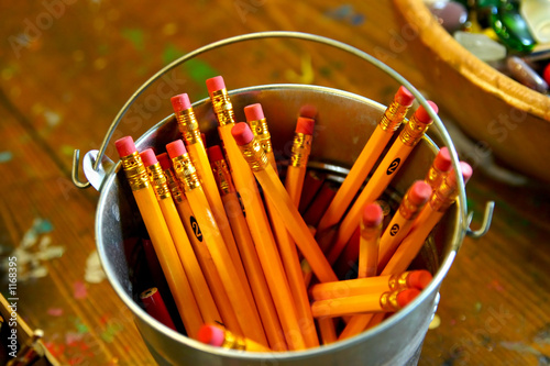 bucket o' pencils