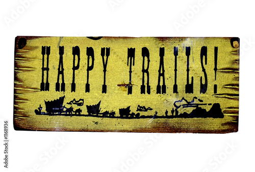 Canvas Print happy trails