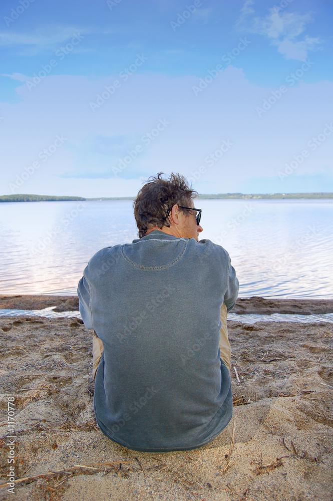 Fototapeta premium beach sitter