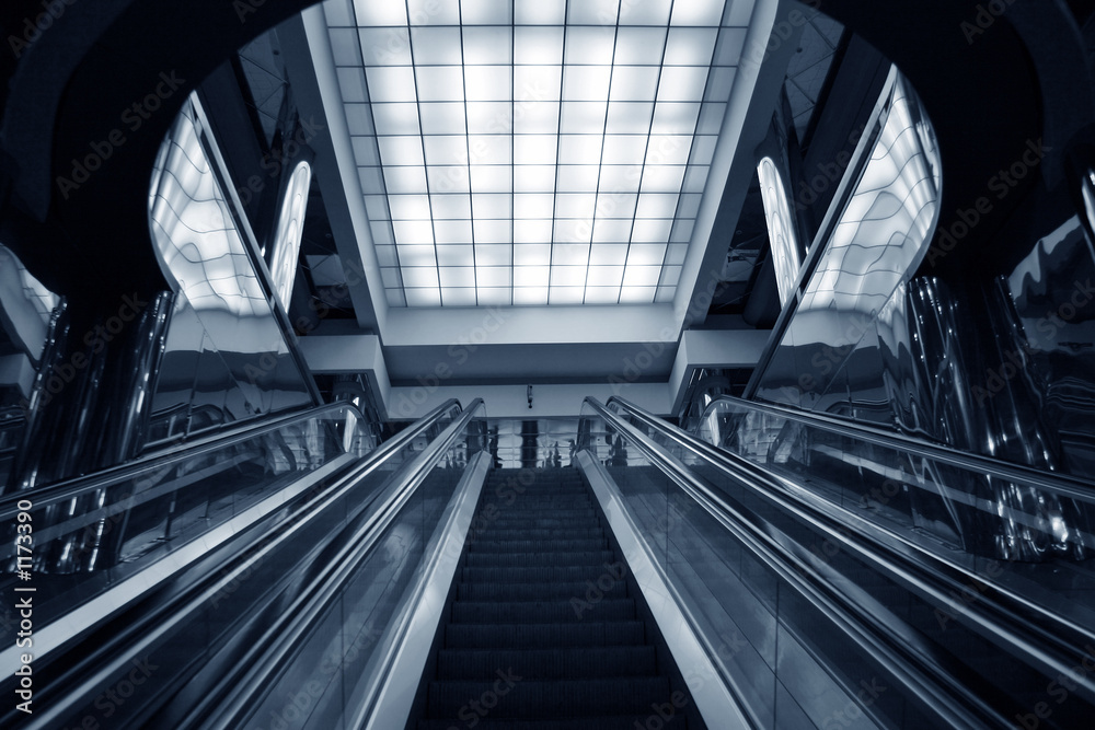 escalator subway escalator subway
