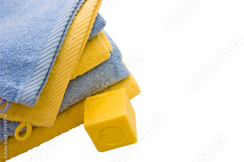 soap and towels