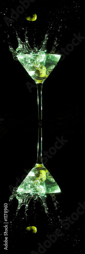 twin martini glass