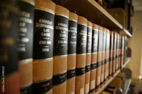 Canvas Print law books