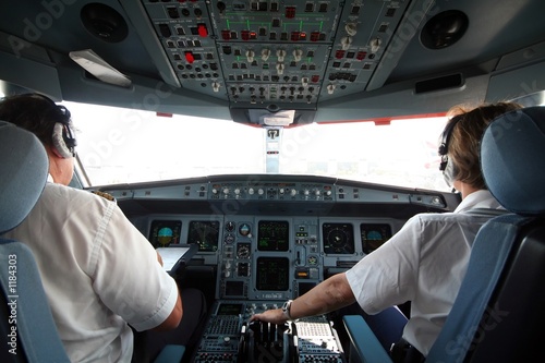 Photo jet cockpit