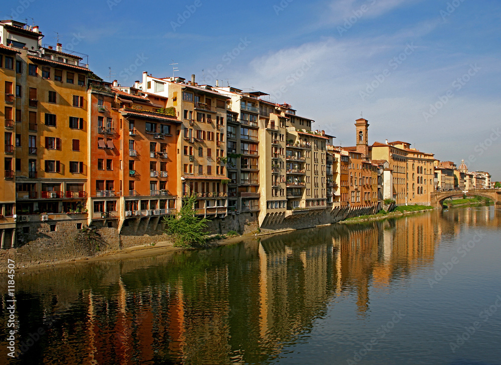 Naklejka premium bords de l'arno