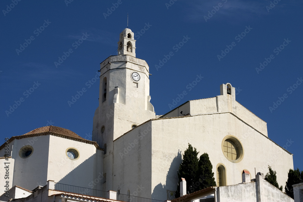 cadaques church, catalonia