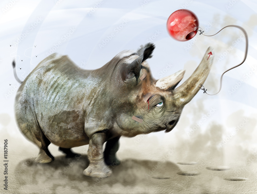 Obraz le bilboquet du rhino