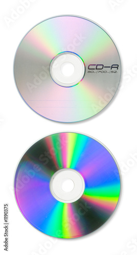 blank cd top and bottom