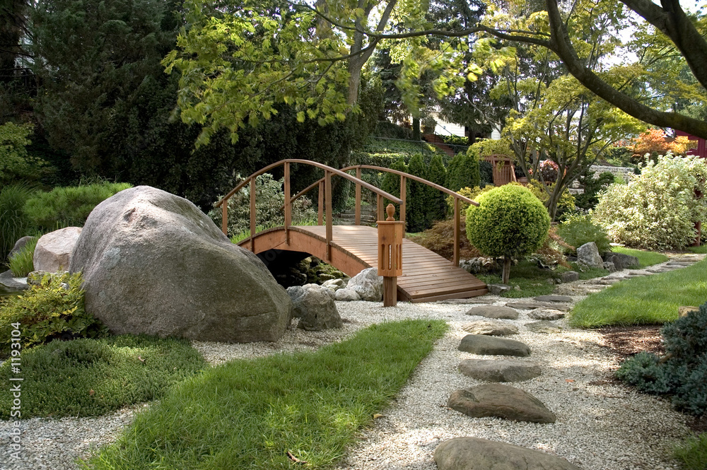 Obraz premium Japoński ogród