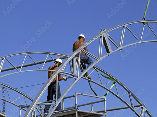trabajadores construcción