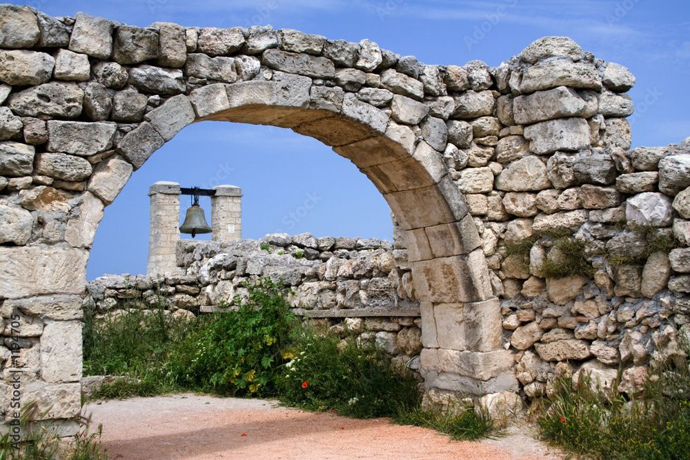 arch of ancient hersones, crimea