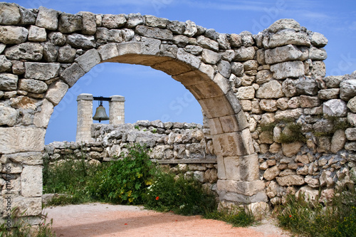 arch of ancient hersones, crimea