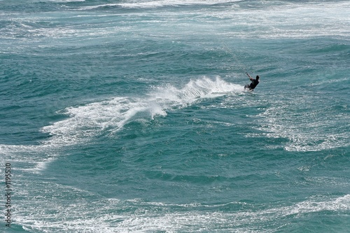 trace de kite surfeur