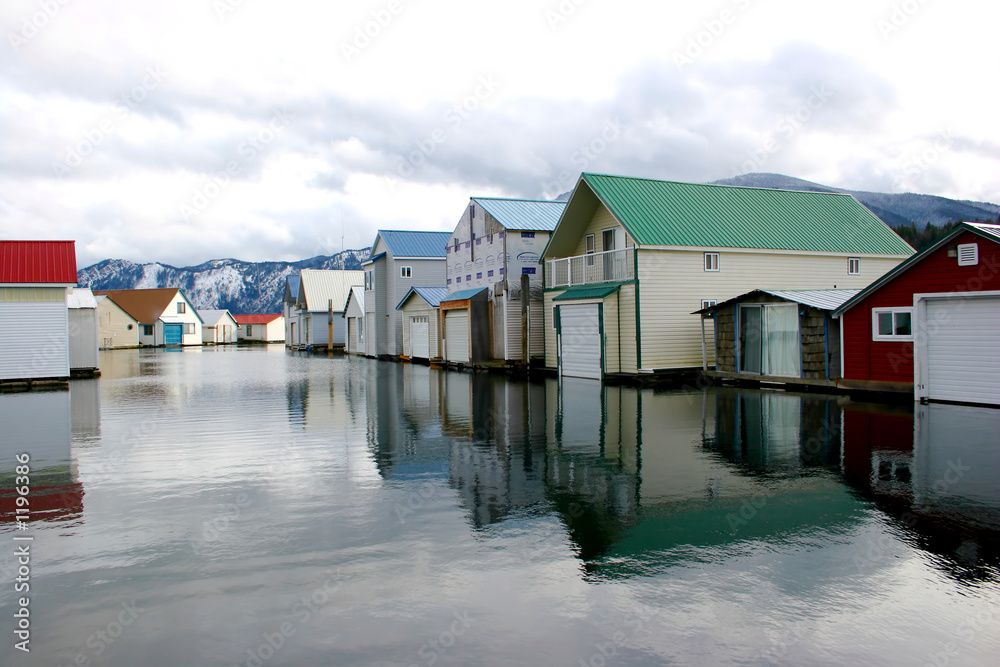 floating houses. floating houses.