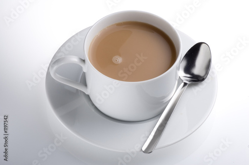 isolated cup of english tea