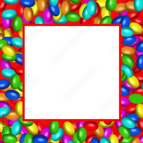 chocolate candies frame