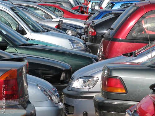 cars parked together