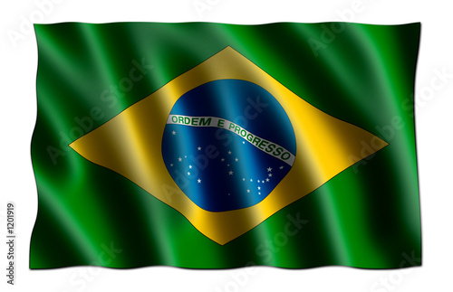 flag of brazil (3d)