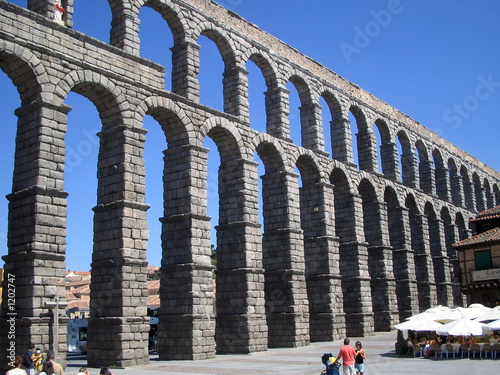 Valokuvatapetti segovia aqueduct