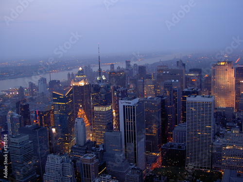 manhattan from empire state (up town)