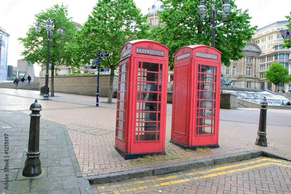 old telephone boxes