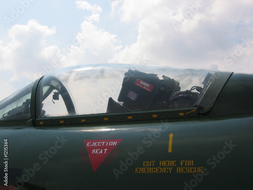 aircraft - front cockpit of fighter plane