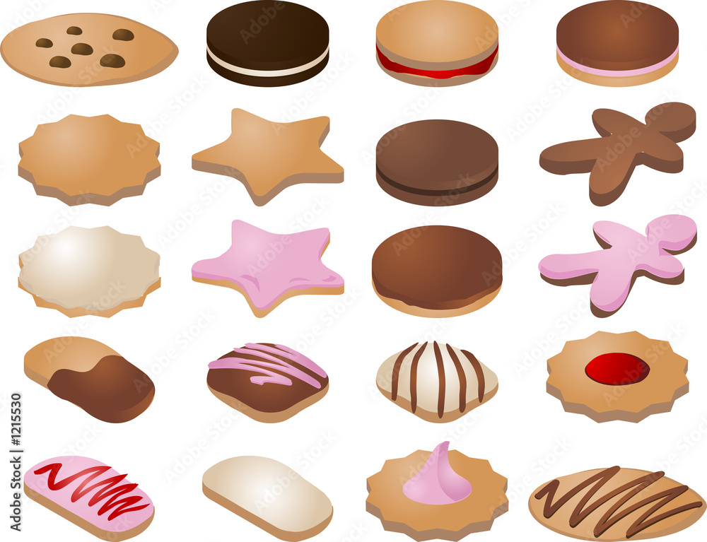 cookie icons