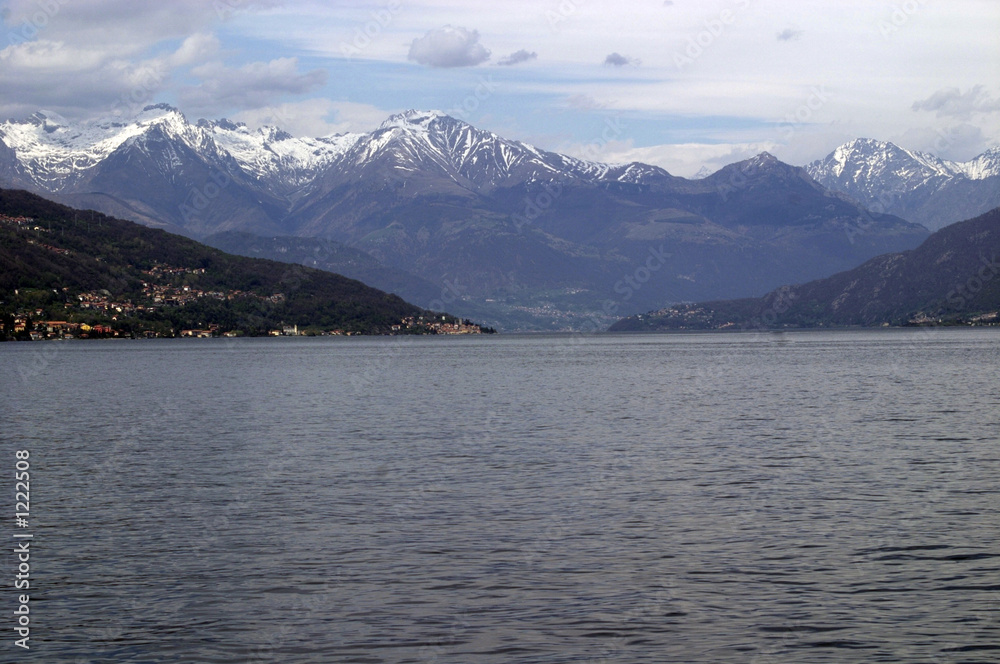 lake como, view in the direction of colico