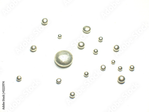Fotografie boutons d'argent