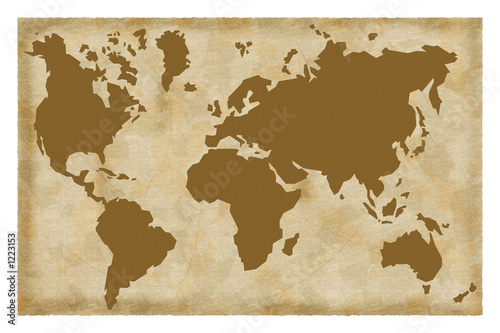 old map of the world #1223153