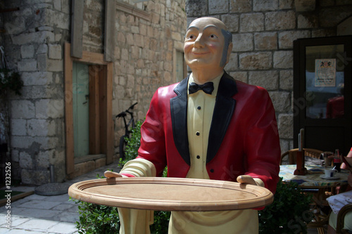 wooden waiter