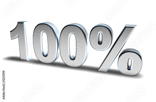 one hundred percent