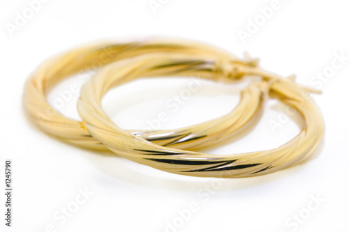 gold jewellery - earrings