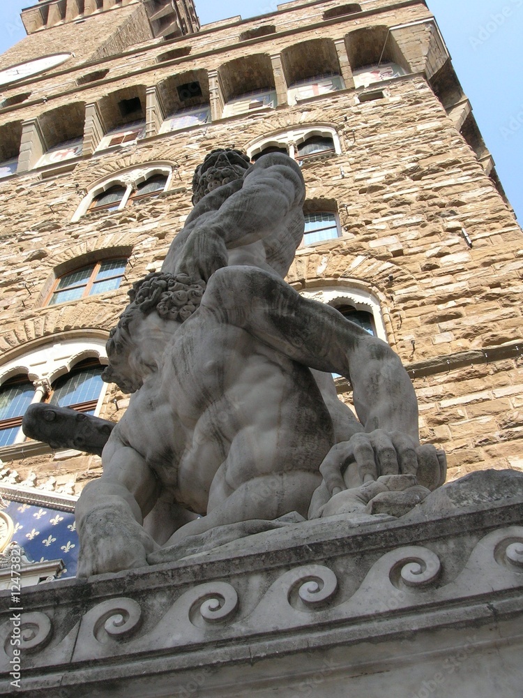 statue, florence