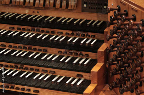 Fotografie pipe organ keyboard