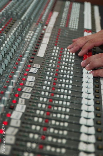 sound studio mixer