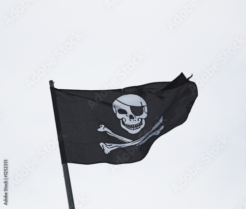 Konstfotografi flag of fear