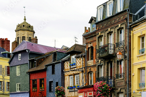 Canvas Print immeubles normands