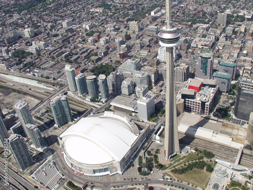 cn tower and skydome photo
