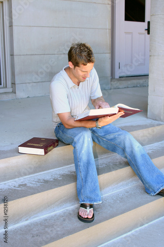 studying